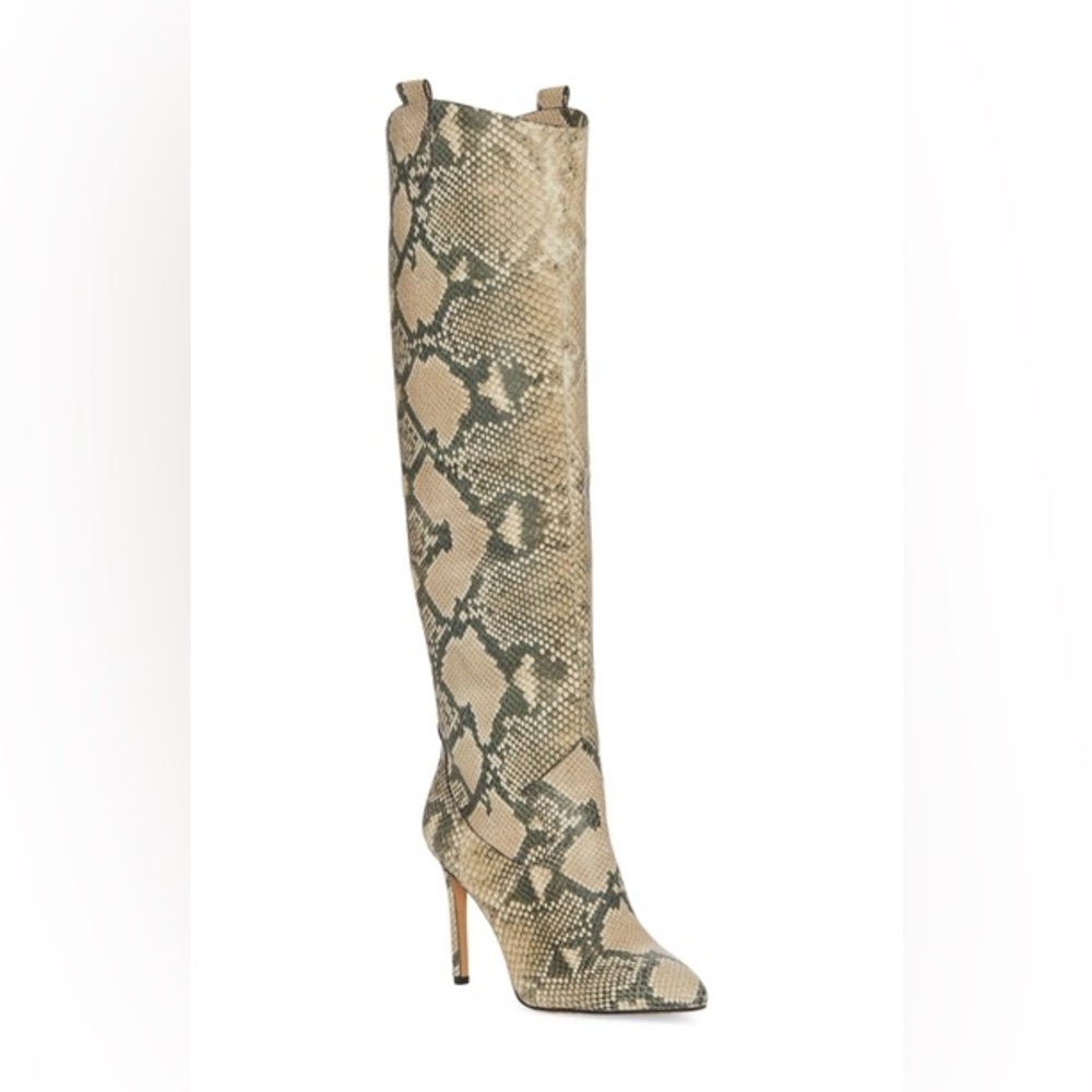 Snake skin  Vince camuto knee high boots.